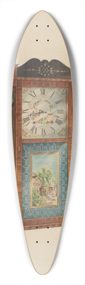 Lawrence Phillips - Shelf Clock 39.3 inch art pintail longboard deck
