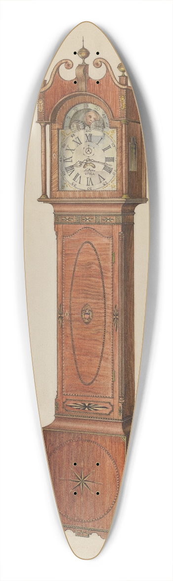 Lawrence Phillips - Tall Clock 39.3 inch art pintail longboard deck