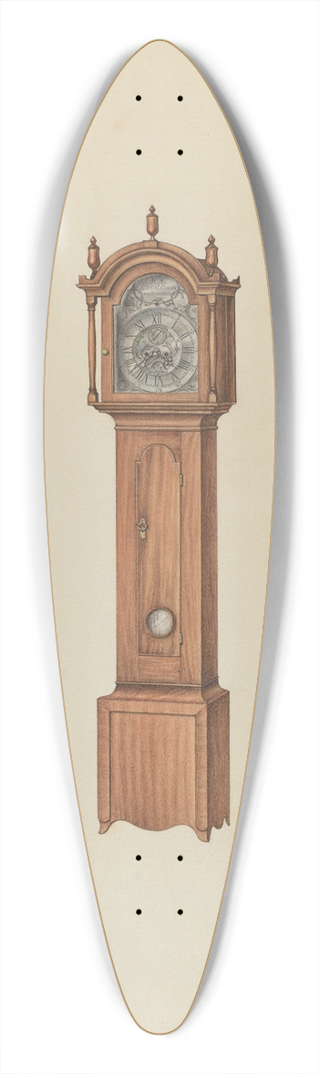 Lawrence Phillips - Tall Clock 39.3 inch art pintail longboard deck