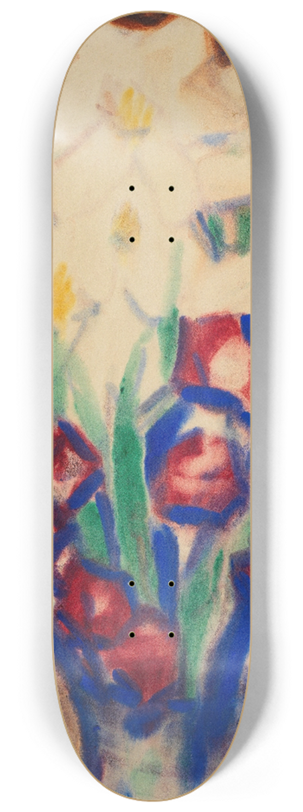 Christian Rohlfs - Blumenstillleben 8.25 inch art skate deck