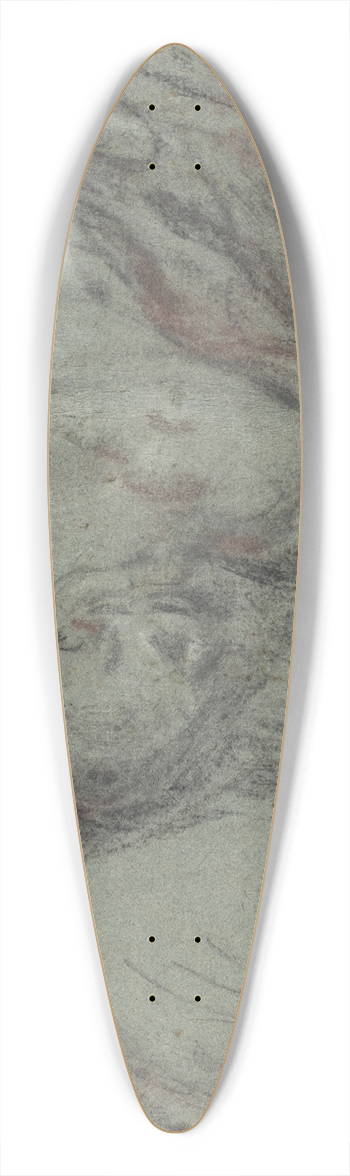 Leandro Bassano - A Man Lifting a Bundle 39.3 inch art pintail longboard deck