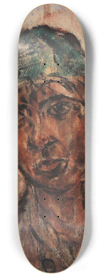 Christian Rohlfs - Bursche mit Hut 8.25 inch art skate deck