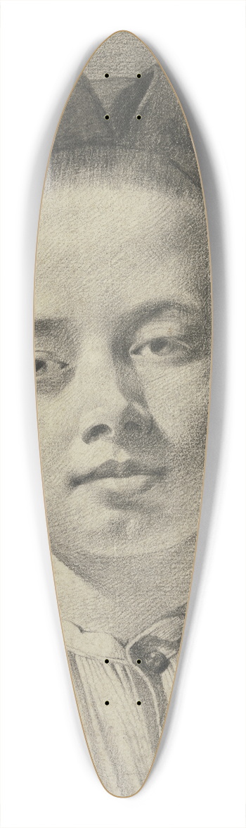 Leendert van der Cooghen - Bildnis eines jungen Menschen 39.3 inch art pintail longboard deck
