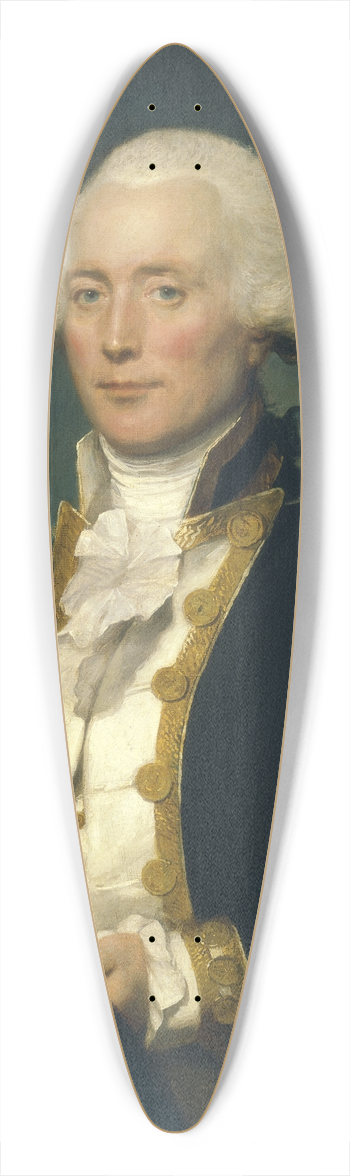 Lemuel Francis Abbott - Captain Robert Calder 39.3 inch art pintail longboard deck