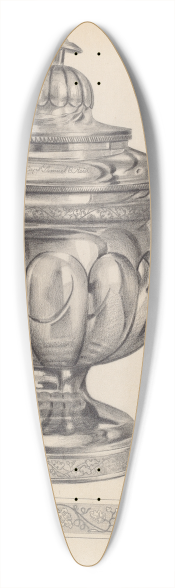 Leo Drozdoff - Teapot 39.3 inch art pintail longboard deck