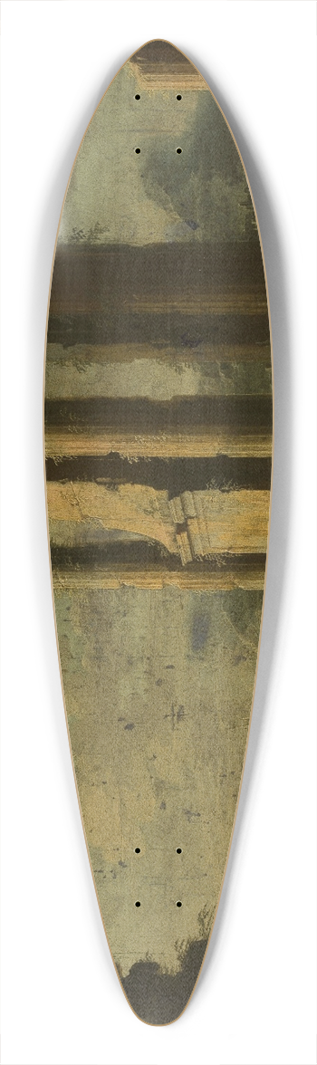 Leonardo Coccorante - Sea bay 39.3 inch art pintail longboard deck