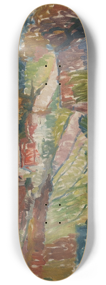 Christian Rohlfs - Landschaft bei Hetschburg 8.25 inch art skate deck