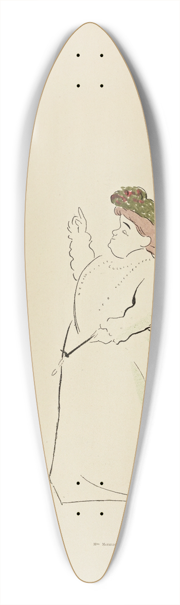 Leonetto Cappiello - 70 dessins de Cappiello Pl.58 39.3 inch art pintail longboard deck