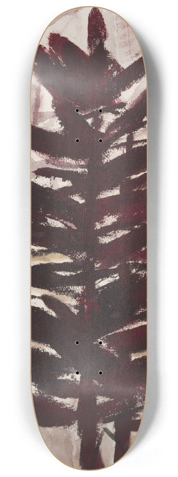 Christian Rohlfs - Rotbraune Tanne 8.25 inch art skate deck