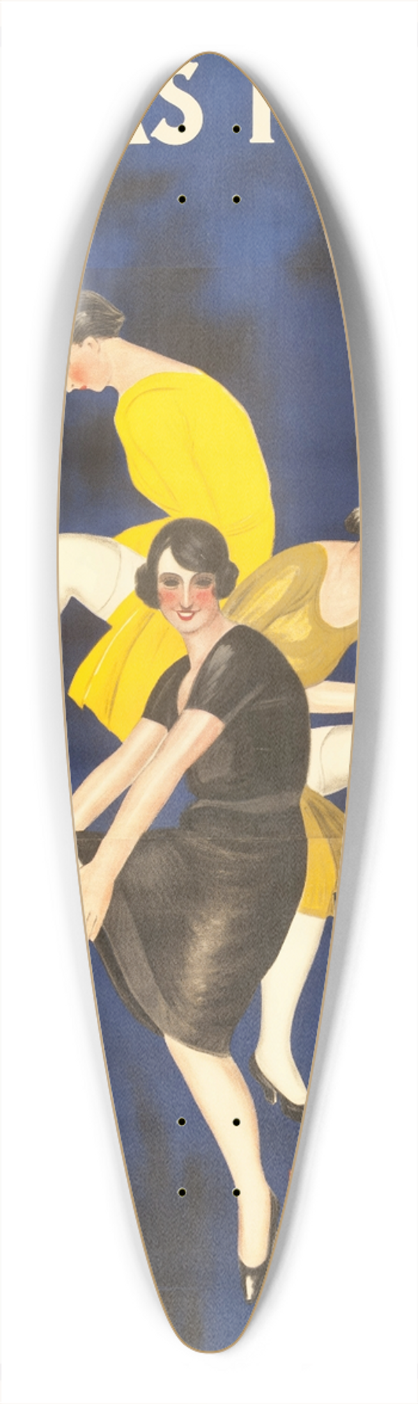 Leonetto Cappiello - Le bas Revel 39.3 inch art pintail longboard deck