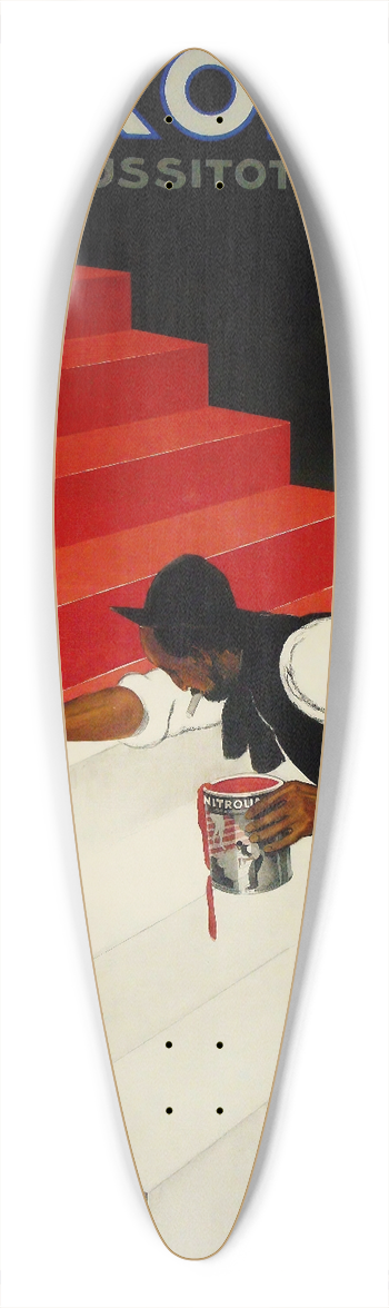 Leonetto Cappiello - Nitrolian 39.3 inch art pintail longboard deck