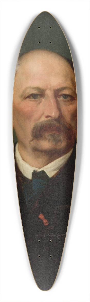 Leon Kapliski - Portrait of Ksawery Branicki 39.3 inch art pintail longboard deck