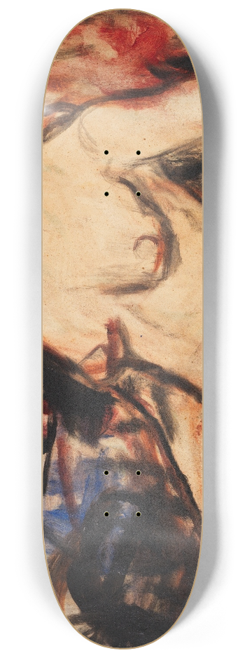 Christian Rohlfs - Weiblicher Akt 8.25 inch art skate deck