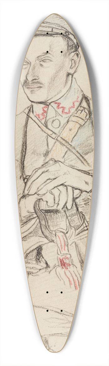 Leopold Gottlieb - Julian Herschthal, ps. Borek, podporucznik piechoty Legionw Polskich 39.3 inch art pintail longboard deck