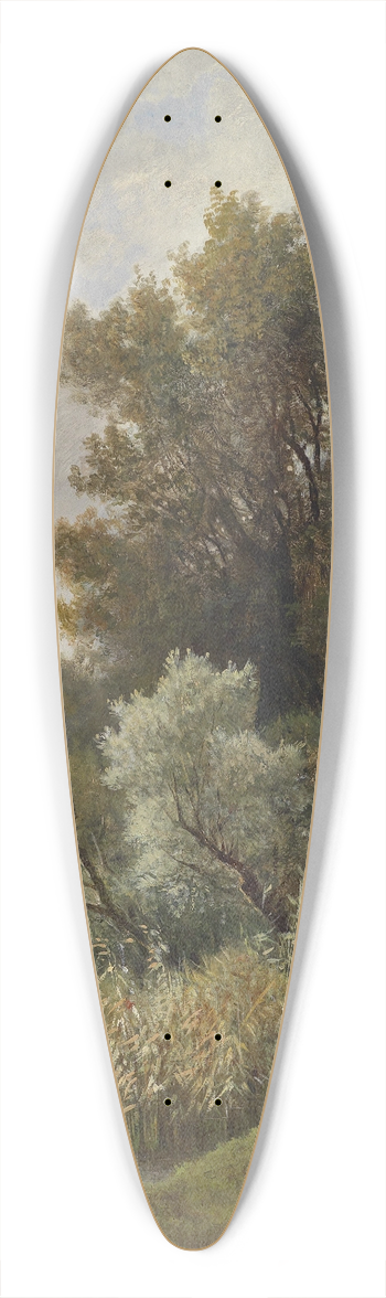 Leopold Munsch - Praterpartie 39.3 inch art pintail longboard deck
