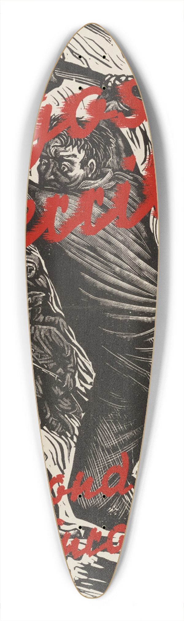 Leopoldo Mndez - Jugoslav Guerillas  The Second Front in Europe 39.3 inch art pintail longboard deck