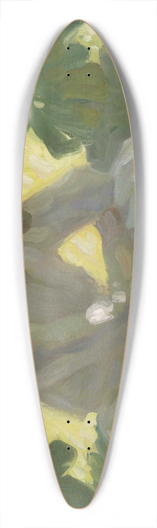 Leo Putz - Heier Tag 39.3 inch art pintail longboard deck