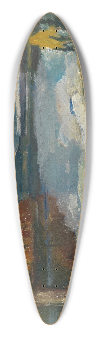 Leo Putz - Kampenwand VI 39.3 inch art pintail longboard deck