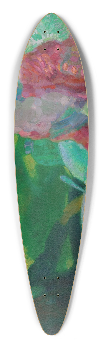 Leo Putz - The picnic 39.3 inch art pintail longboard deck
