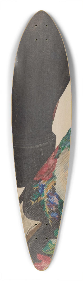 LeRoy Griffith - Needlepoint Slippers 39.3 inch art pintail longboard deck