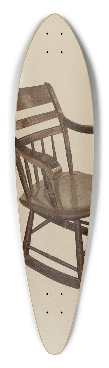 LeRoy Griffith - Pa. German Rocking Chair 39.3 inch art pintail longboard deck