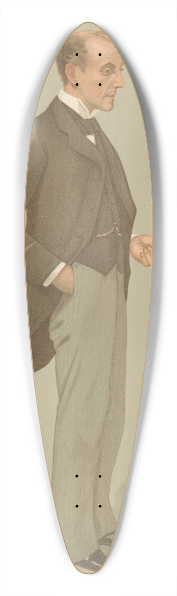 Leslie Matthew Ward - Anthony Hope, Anthony Hope Hawkins 39.3 inch art pintail longboard deck