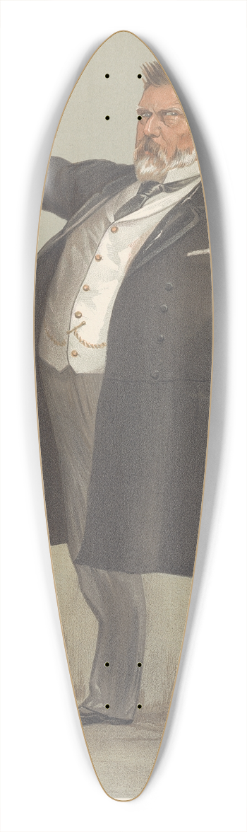 Leslie Matthew Ward - Architects and Engineers. King Dick. The Rt. Hon. Richard John Seddon. 17 April 1902 39.3 inch art pintail longboard deck