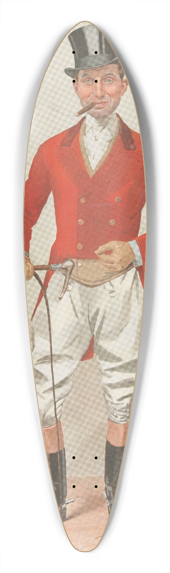 Leslie Matthew Ward - Fox Hunters. Alfred. Mr. Alfred Curnick. 39.3 inch art pintail longboard deck