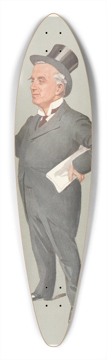 Leslie Matthew Ward - Legal; A Son of his Father, The Hon. Charles Russell, April 10, 1907 39.3 inch art pintail longboard deck