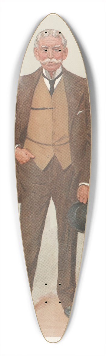 Leslie Matthew Ward - Military and Navy; A Keeper of the Tower, Lieutenant-General Sir George Luck, December 4, 1907 39.3 inch art pintail longboard deck