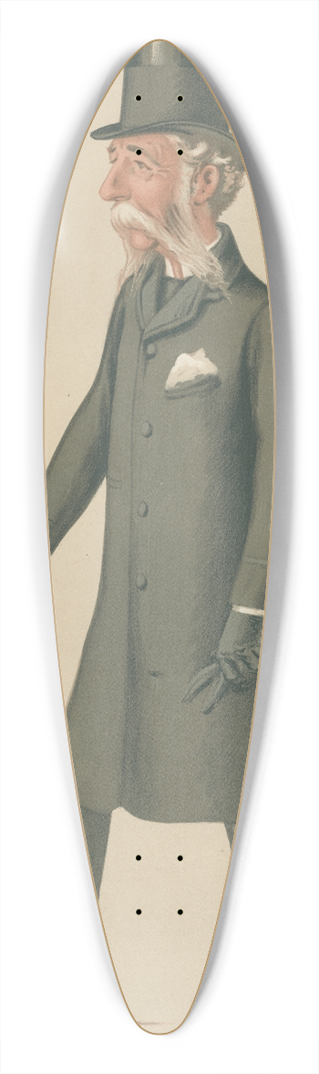 Leslie Matthew Ward - Military and Navy; Dan, Major General Sir Daniel Lysons, April 13, 1878 39.3 inch art pintail longboard deck