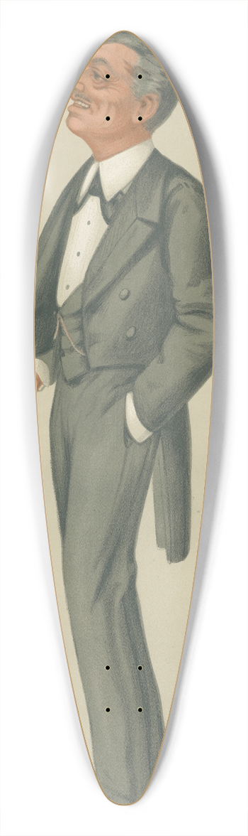 Leslie Matthew Ward - Military and Navy; In his Military Capacity, Mr. Montagu Williams, November 1, 1879 39.3 inch art pintail longboard deck