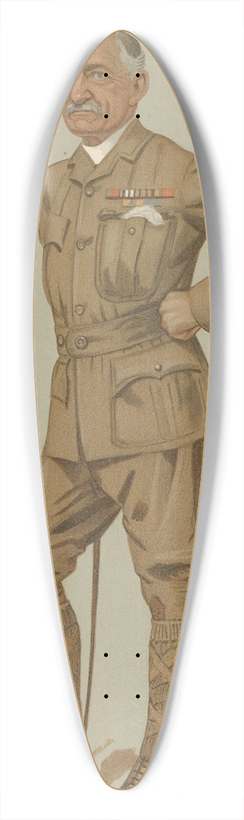 Leslie Matthew Ward - Military and Navy; Soldier and Correspondent, Colonel Francis William Rhodes, June 8, 1899 39.3 inch art pintail longboard deck