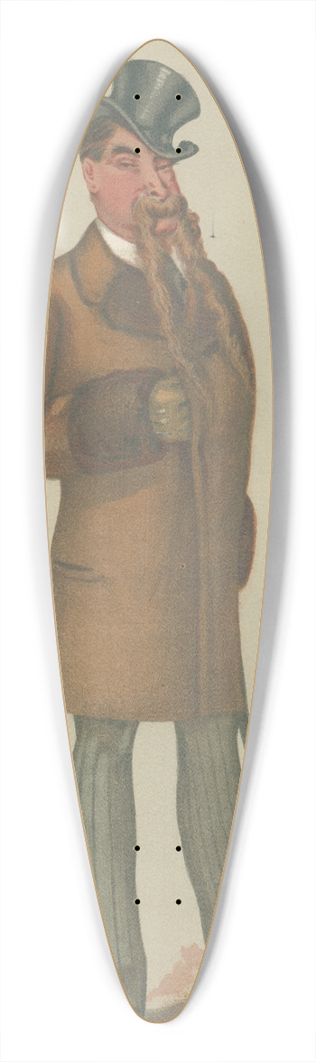 Leslie Matthew Ward - Military and Navy; The Royal Borough, Mr. Robert Richardson-Gardner, February 17, 1877 39.3 inch art pintail longboard deck