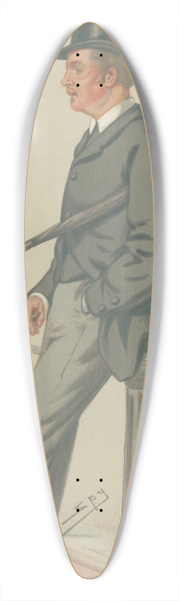 Leslie Matthew Ward - Miscellaneous; The Great Man of Waterford, The Marquis of Waterford, August 9, 1879 39.3 inch art pintail longboard deck