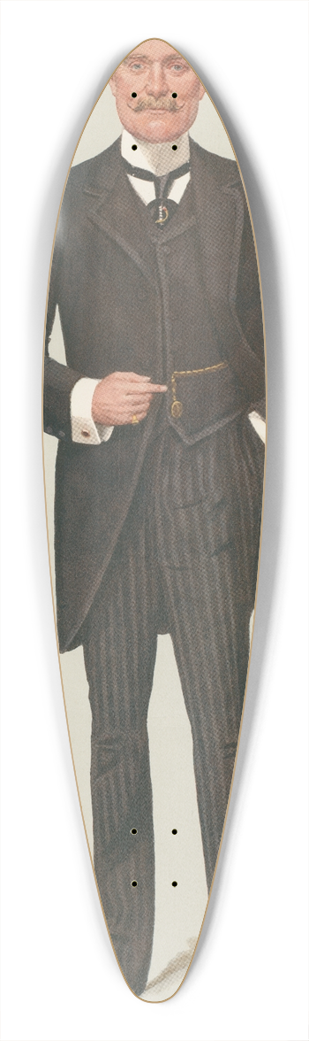 Leslie Matthew Ward - Policemen; Scotland Yard, Sir Melville Macnaughton, August 19, 1908 39.3 inch art pintail longboard deck