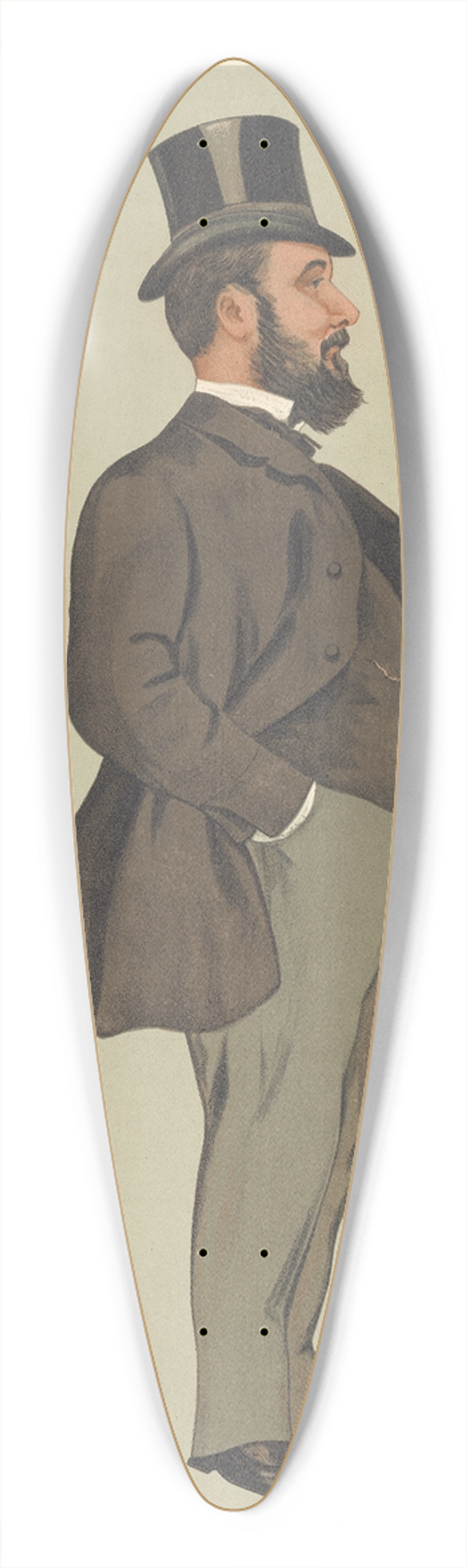 Leslie Matthew Ward - Politicians  A Liberal Imperialist. The Rt. Hon. Sir Edward Grey. February 5, 1903 39.3 inch art pintail longboard deck