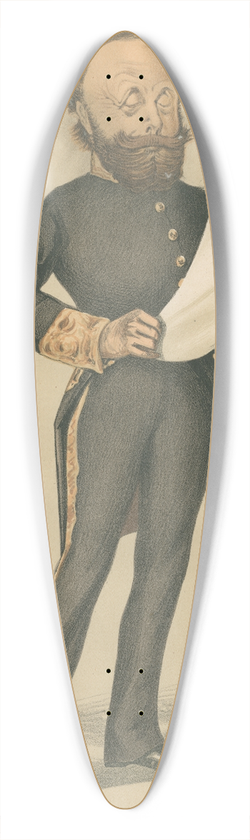 Leslie Matthew Ward - Politicians  A message from the Queen. The Rt. Hon. Lord Otho Augustus Fitzgerald. August 9, 1873 39.3 inch art pintail longboard deck