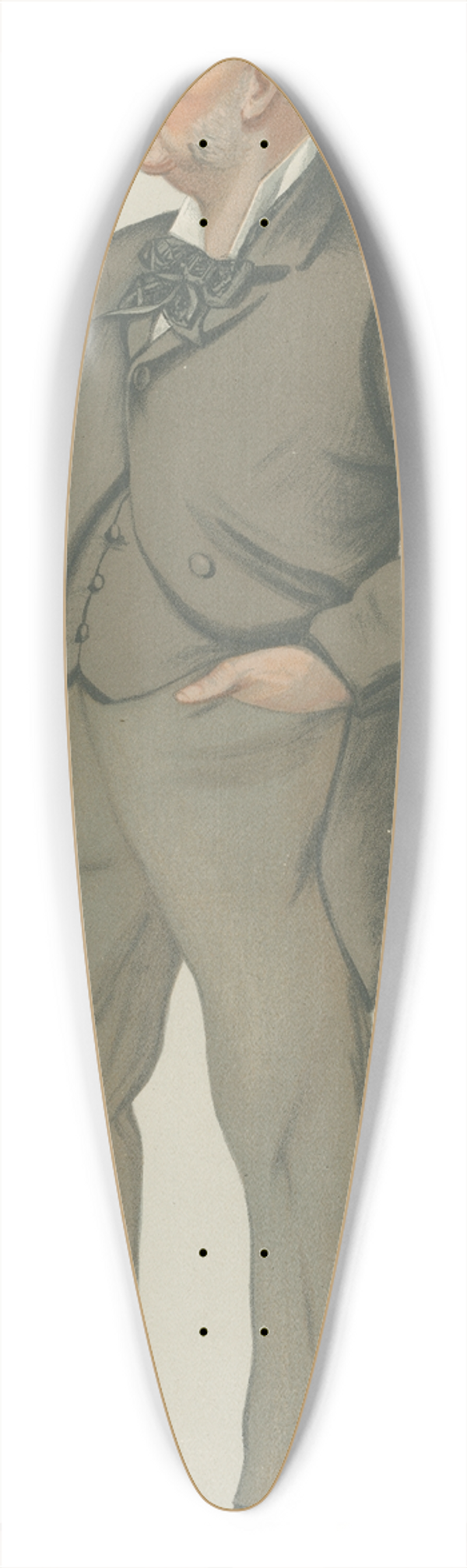 Leslie Matthew Ward - Politicians  Devonport. Mr. J. H. Puleston. 14 October 1882 39.3 inch art pintail longboard deck