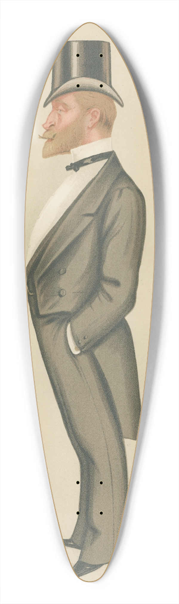 Leslie Matthew Ward - Politicians  gentle and liberal. The Hon. Frederick Stephen Archibald Hanbury-Tracy. May 17, 1896 39.3 inch art pintail longboard deck