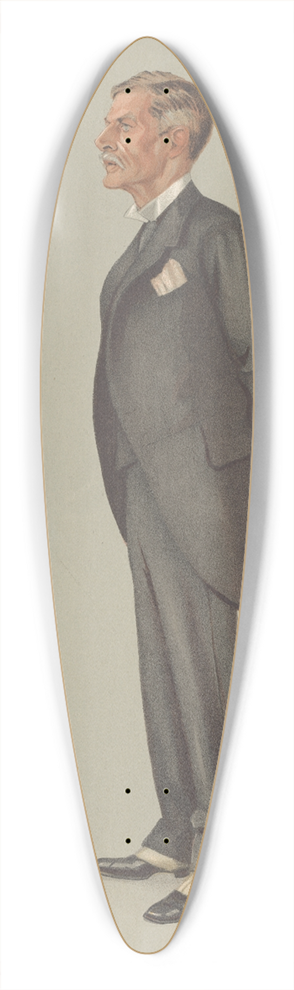 Leslie Matthew Ward - Politicians  Peking. Sir Ernest Satow. 23 April 1903 39.3 inch art pintail longboard deck