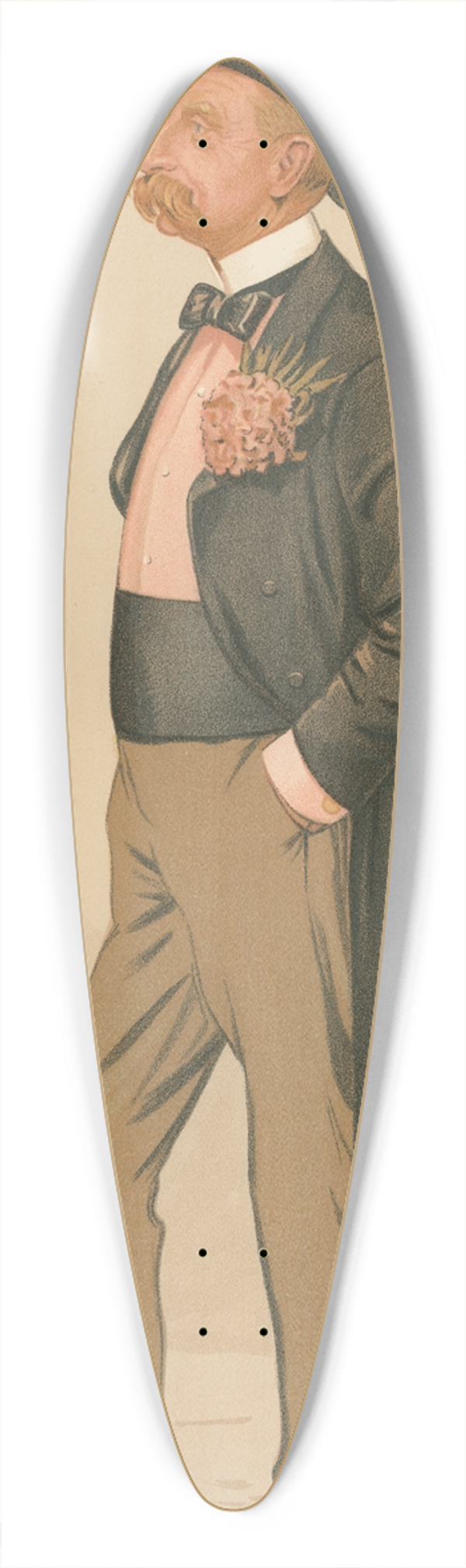 Leslie Matthew Ward - Politicians  West Essex. Col. Amelius Richard Mark Lockwood. 6 September 1894 39.3 inch art pintail longboard deck