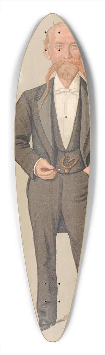 Leslie Matthew Ward - Railway Officials  Railway Trusts. Captain Francis Pavy. 16 March 1891 39.3 inch art pintail longboard deck