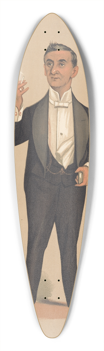 Leslie Matthew Ward - Theatre; Mr. John Hare, March 1, 1890 39.3 inch art pintail longboard deck