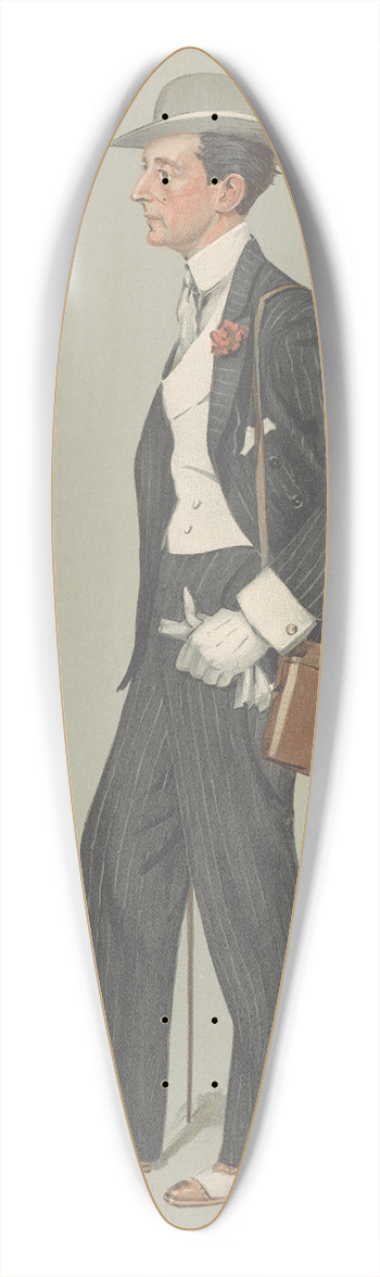 Leslie Matthew Ward - Turf Devotees; Stanley House, The Hon. George Lambton, March 17, 1904 39.3 inch art pintail longboard deck