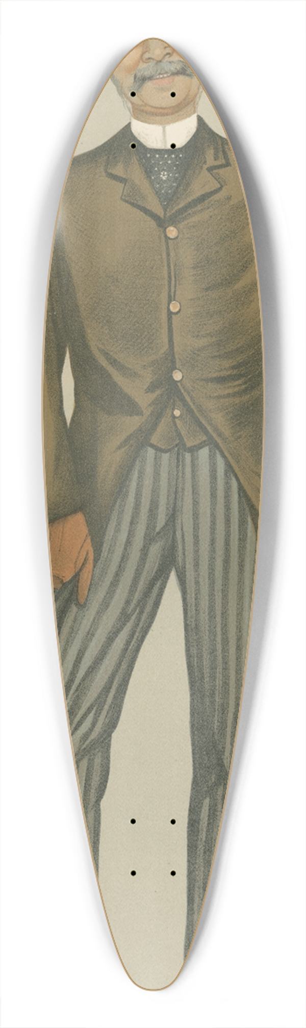 Leslie Matthew Ward - Turf Devotees; The Right Hon. Lord Hothfield, August 17, 1889 39.3 inch art pintail longboard deck