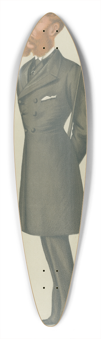 Leslie Matthew Ward - Turf Devotees; The Turf, Mr. Henry Saville, January 3, 1880 39.3 inch art pintail longboard deck