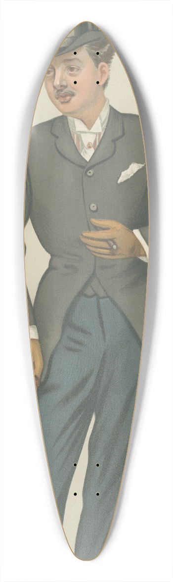 Leslie Matthew Ward - Turf Devotees; The Young Duke, The Duke of Portland, June 3, 1882 39.3 inch art pintail longboard deck