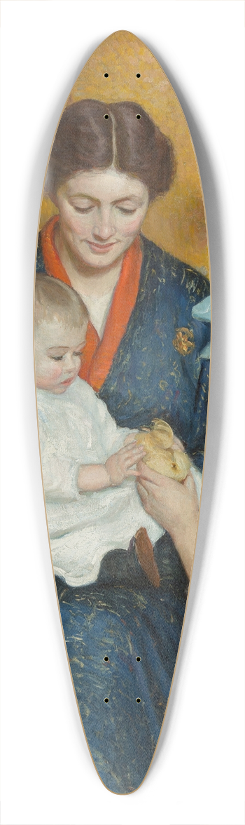 Lilla Cabot Perry - An Easter Morning 39.3 inch art pintail longboard deck