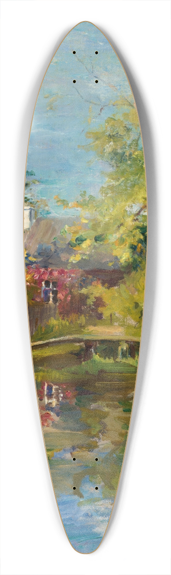 Lilly Walther - Maastik 39.3 inch art pintail longboard deck